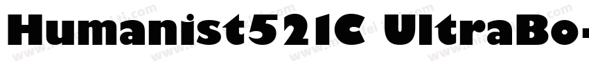 Humanist521C UltraBo字体转换